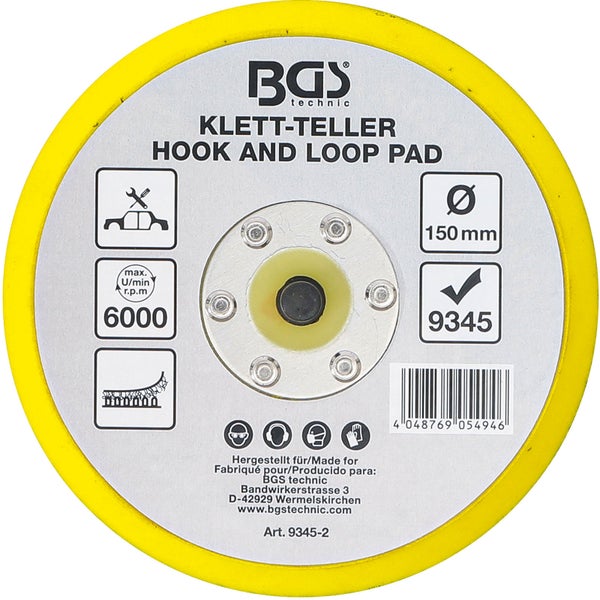 BGS Klett-Teller für Art. 9345 Ø 150 mm - 9345-2
