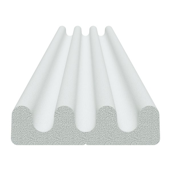 Schallabsorber aus Schaumstoff mit Rillenstruktur