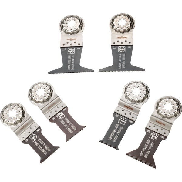 Mehrzwecksägeblätter für oszillierende Elektrowerkzeuge, geeignet für Holz und Metall