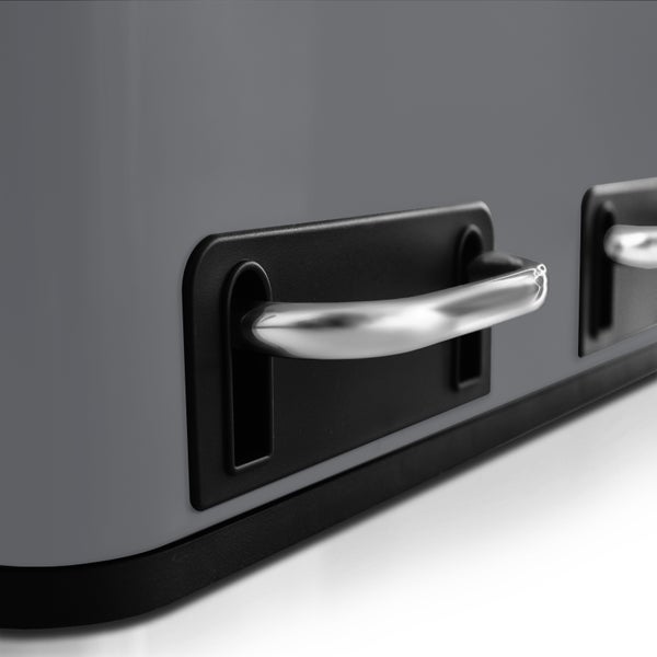 Metallregal mit fünf Böden und 150 Kilogramm Tragkraft pro Boden sowie Herkunftszeichen Made in Germany