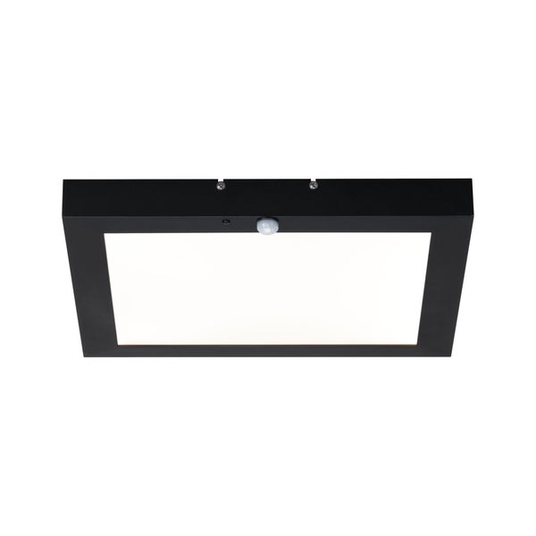 LED Außenpanel Board Dämmerungsgesteuerter Bewegungsmelder (IR) IP44 eckig 400x40mm 3000K 10W 870lm 230V Anthrazit Aluminium