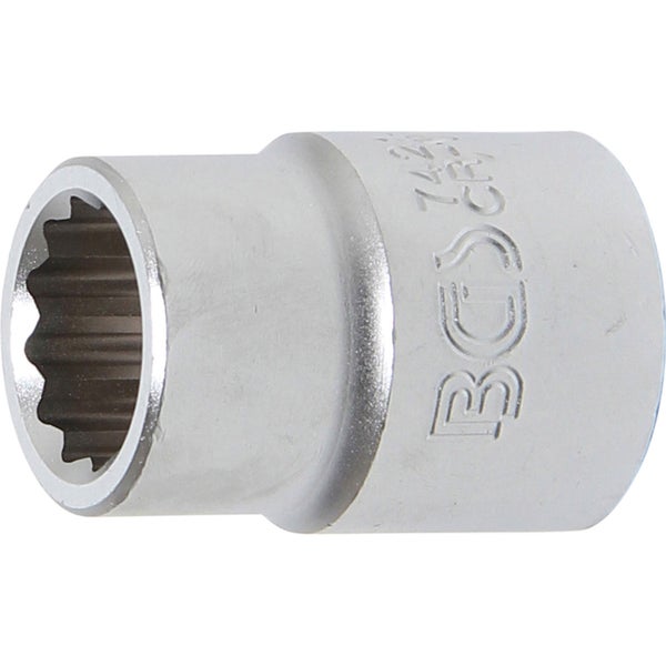 BGS Steckschlüssel-Einsatz Zwölfkant Antrieb Innenvierkant 20 mm (3/4) SW 21 mm - 7421