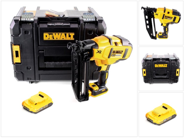 DeWalt Akku Nagler mit 18 Volt und TSTAK Koffer inklusive Akku