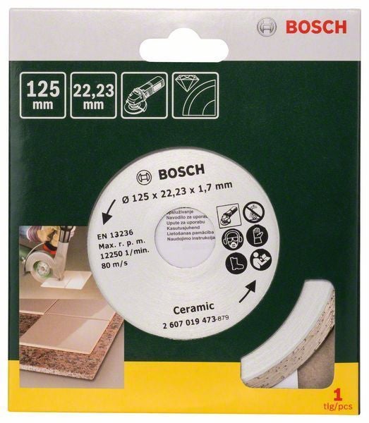 Bosch Diamanttrennscheibe für Fliesen, Durchmesser: 125 mm - 2607019473