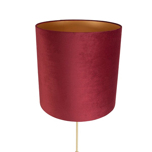 Lampenschirm aus Samt