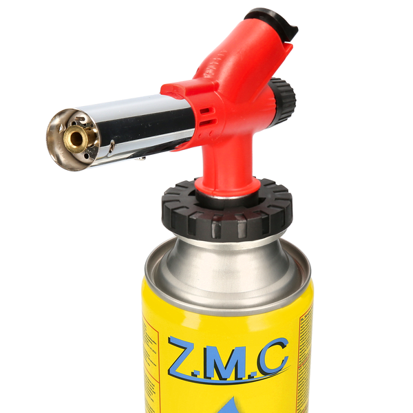 Z.M.C Gasbrenner 1,0kW, Flambierbrenner bis zu 1300°C, Bunsenbrenner Lötbrenner, Creme Brulee Brenner, Küchenbrenner mit einstellbare Flamme, Brenneraufsatz