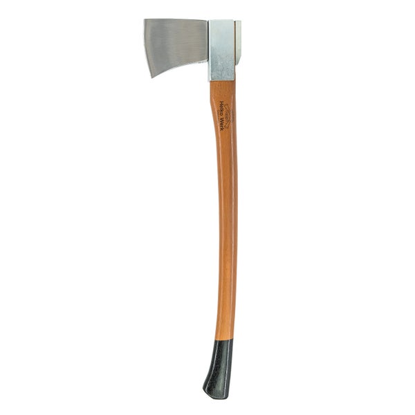 Helko Werk Spaltaxt mit langem Holzstiel aus Hickoryholz und Schneidenschutz