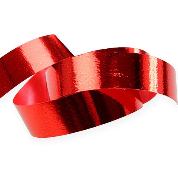Dekoratives rotes Geschenkband