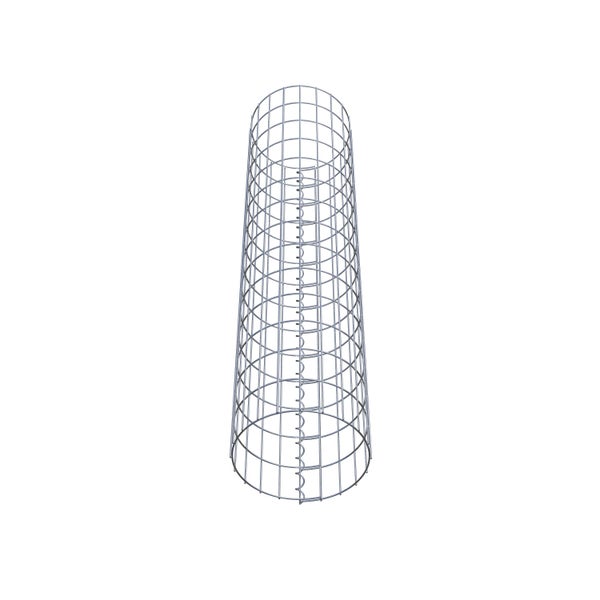 Gabionensäule Durchmesser 32 cm, MW 5 x 10 cm rund - Höhe: 1,40 m