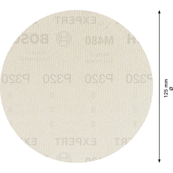 Schleifgitter mit 125 mm Durchmesser