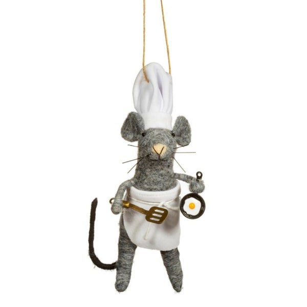 Chefmaus Filz Weihnachtshänger - Sass & Belle