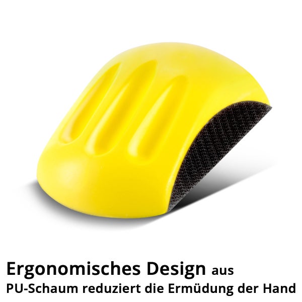 Handschleifklotz mit Klettfixierung