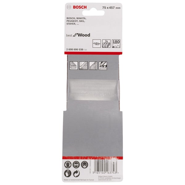 Bosch PRO X440 Schleifband 100 x 620 mm 40 - 2608606141