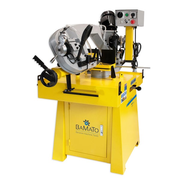BAMATO Bandsäge für Metall auf einem Arbeitstisch