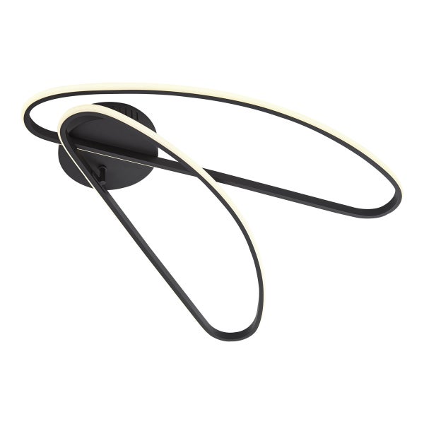 Moderne LED Deckenleuchte mit geschwungenem Design