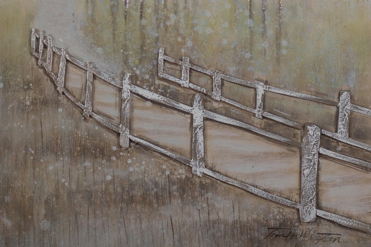 Handgemaltes Gemälde Acrylfarbe 60x90cm Braun