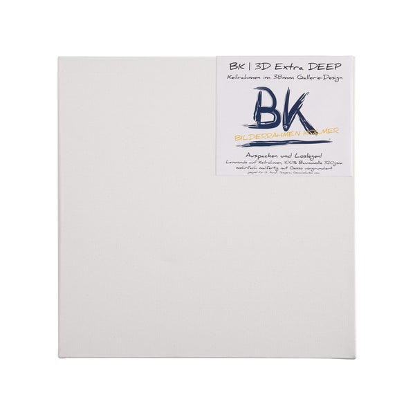 Leinwand  Extra Deep 2er Set  30x30 cm (LxB) hoher Rahmen weiß