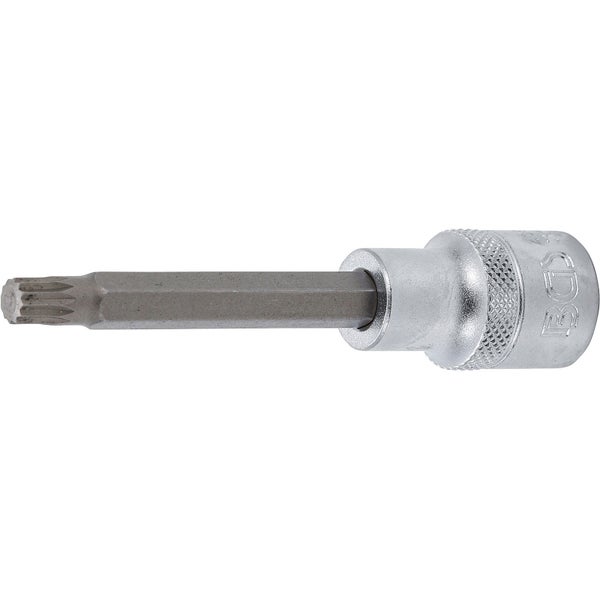 BGS Bit-Einsatz Länge 100 mm Antrieb Innenvierkant 12,5 mm (1/2) Innenvielzahn (für XZN) M8 - 4361