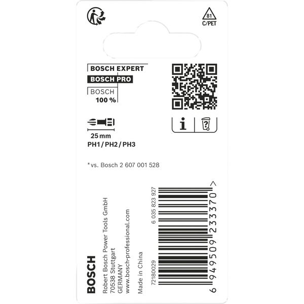Bosch Expert Bosch Pro 25 mm Schrauberbits Verpackung