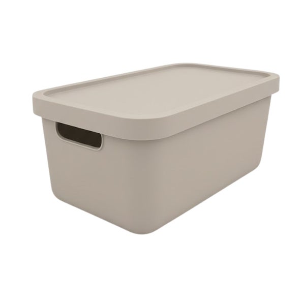 Aufbewahrungsbox aus Kunststoff mit Deckel