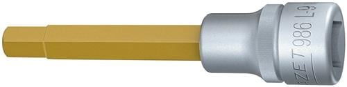 Hazet Steckschlüsseleinsatz 986L-9 1/2 Innen-6-kant SW 9 mm L 100 mm - 986L-9