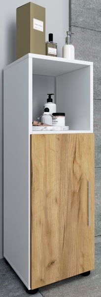 Holz Badmöbel Midischrank Badschrank Bad Flandu
