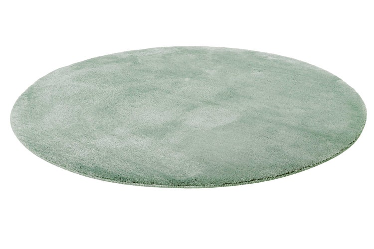 Badteppich Mintgrün Joris WECONhome Basics 90 cm rund