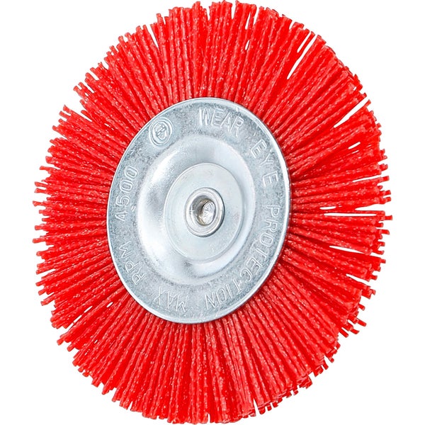 BGS Nylonbürste 100 mm 6 mm Schaft - 9186