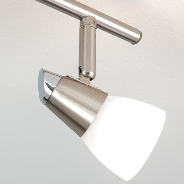 Strahler Retro Max 3-flammig G9 Satin Weiß – Deckenstrahler LED geeignet modern