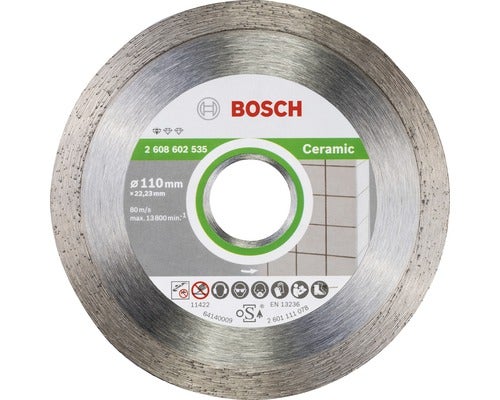 Diamanttrennscheibe Standard for Ceramic 110 x 22,23 x 1,6 x 7,5 mm