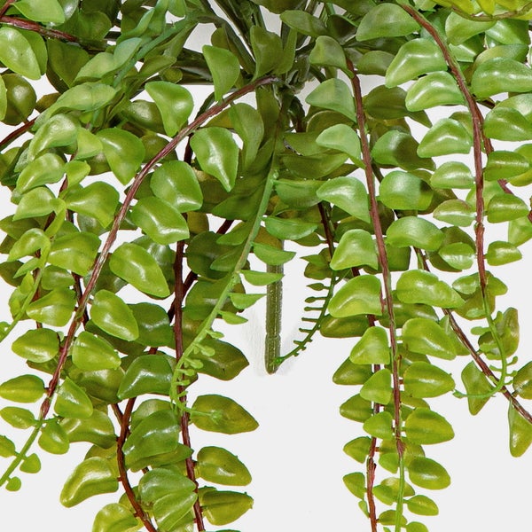 Künstliche Paradiesvogelblume Strelitzia in Orange und Violett mit grünem Stiel.