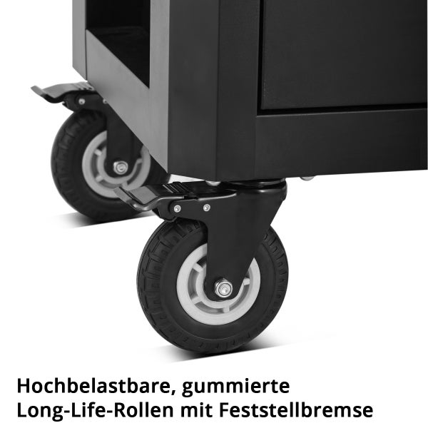 STAHLWERK Werkstattwagen CROW Werkzeugwagen Montagewagen 235 Werkzeuge CrV