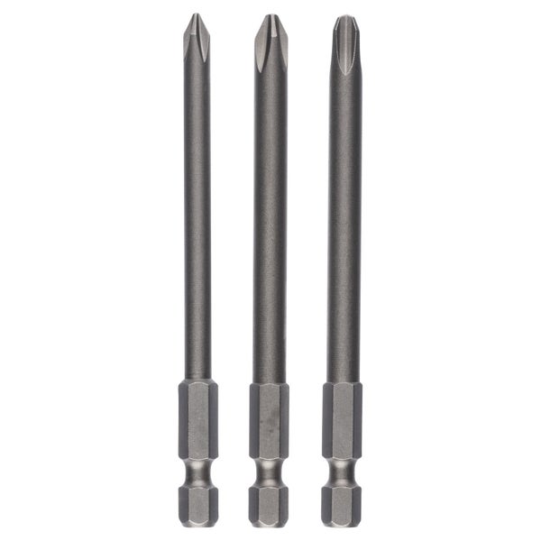 Bosch Schrauberbit-Set Extra-Hart, 3tlg. PH1, PH2, PH3, 152 mm - 2607001758