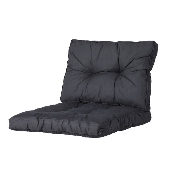 Florance Rückenkissen Basic schwarz - Ca. 43x60 cm - 2er-Set
