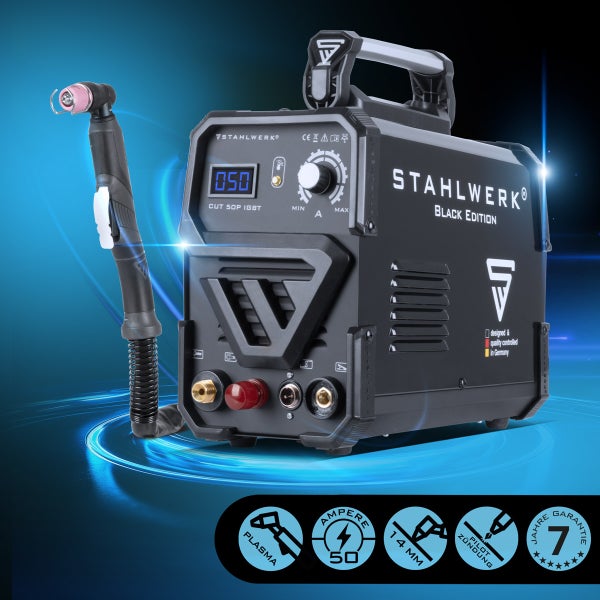 STAHLWERK Plasmaschneider CUT 50 Pilot IGBT mit Pilotzündung und 50 Ampere