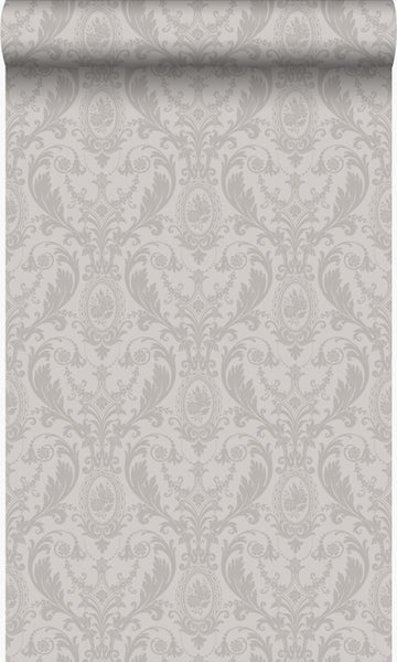 Origin Wallcoverings Tapete Ornamente Grau - 53 cm x 10,05 m - 346217