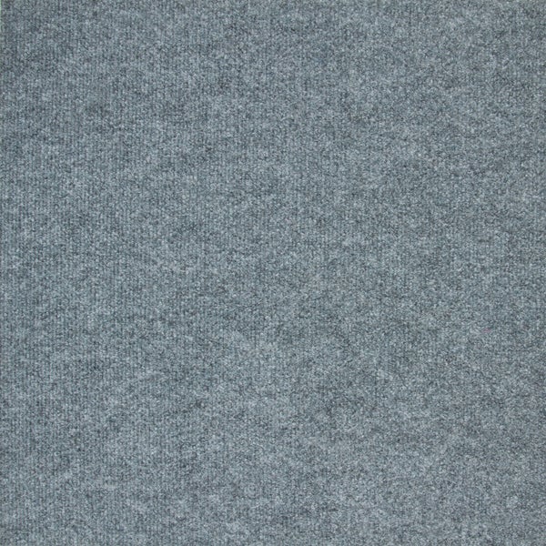 Nadelvlies Teppich Fliesen hellgrau Selbstliegende Teppichfliesen grau in 50x50 cm Schatex Nadelfilz Teppichboden als Fliesen ideal für Büro