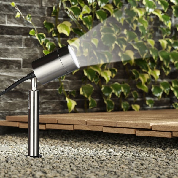 V-TAC VT-770 - Garden Spikes Außenbeleuchtung - Silber - Armaturen - IP44 - GU10