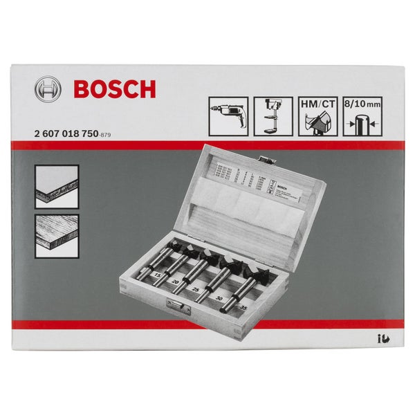 Bosch Forstnerbohrer Set mit Holzbox