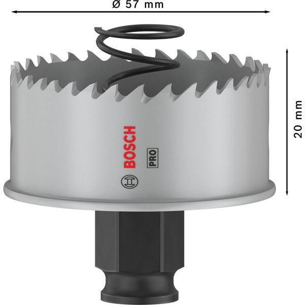 Bosch Logo Lochsäge, Durchmesser 57 Millimeter