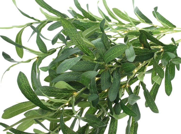 FRANK FLECHTWAREN|LED-Zweige Olive, H: 92 cm,