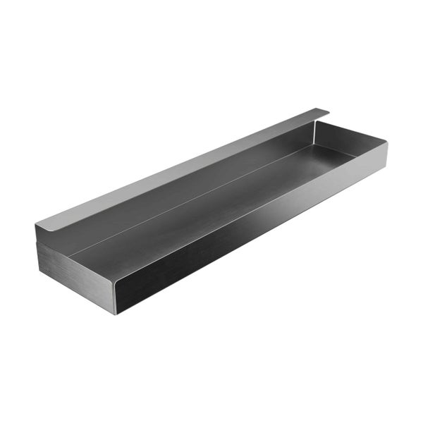 Rechteckige Spülenablage aus Edelstahl