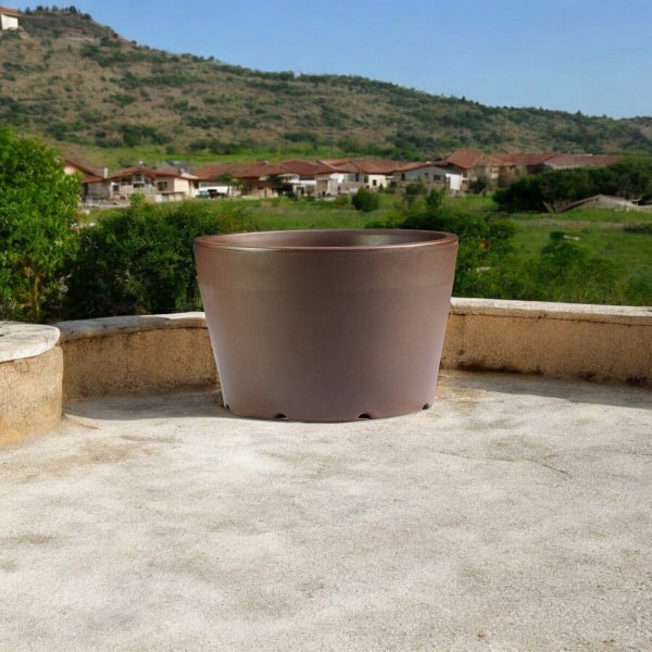 Pflanzgefäß COLO 63 L, Durchmesser 63cm, 105 l Volumen, bronze-antik, Pflanzkübel, Pflanztopf