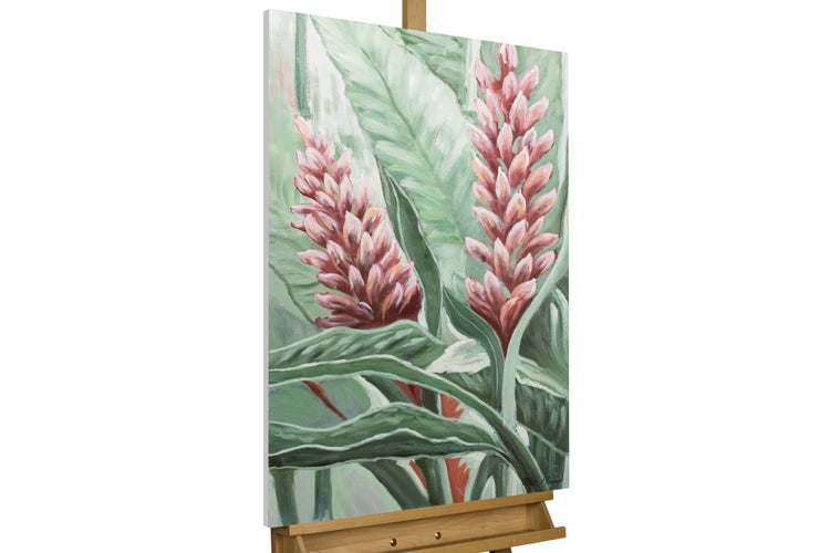 Handgemaltes Gemälde Acrylfarbe 60x90cm Schwarz-Weiß