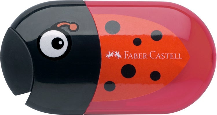 Faber-Castell Doppelanspitzer Käfer, mit Radierer