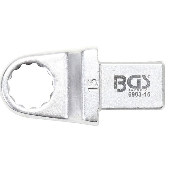 BGS Einsteck-Ringschlüssel 15 mm Aufnahme 14 x 18 - 6903-15