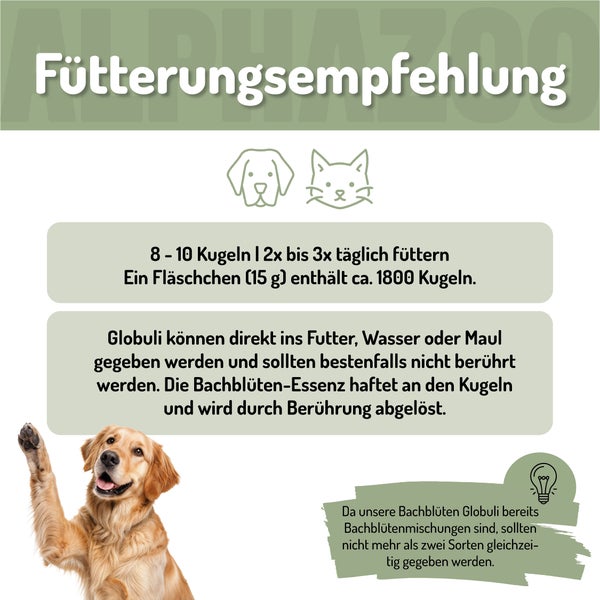 alphazoo Magenruhe Bachblüten 15g