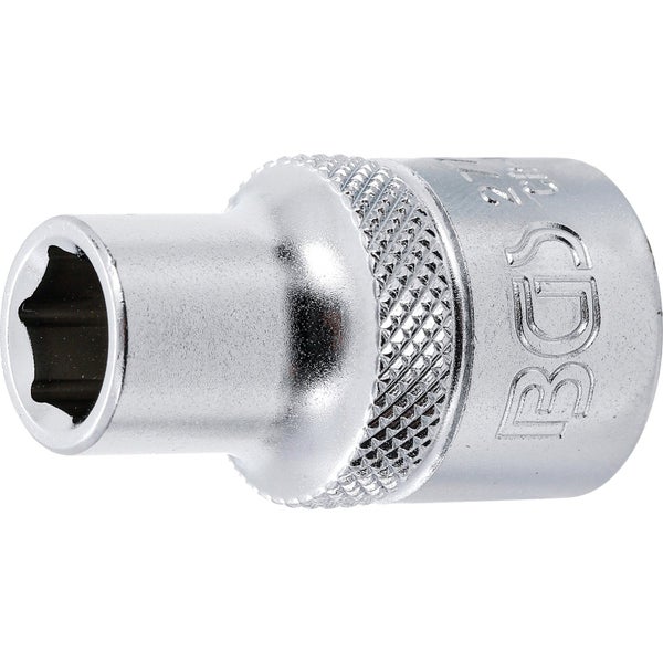 BGS Steckschlüssel-Einsatz Sechskant Antrieb Innenvierkant 12,5 mm (1/2) SW 3/8 - 2770