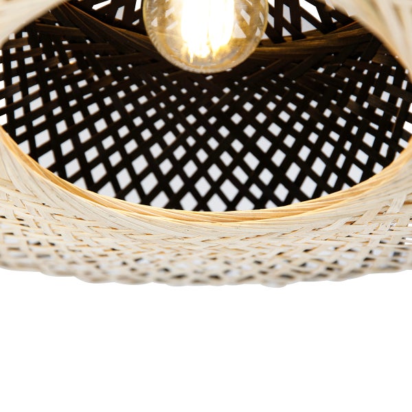 Orientalische Deckenlampe Rattan 50 cm - Rina