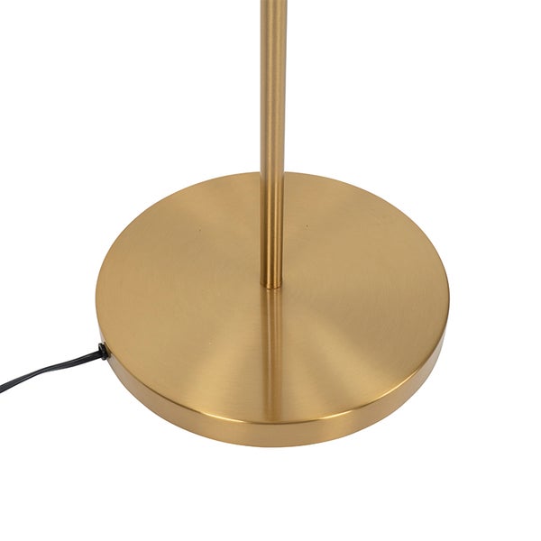 Detailaufnahme des Sockels einer Stehlampe.